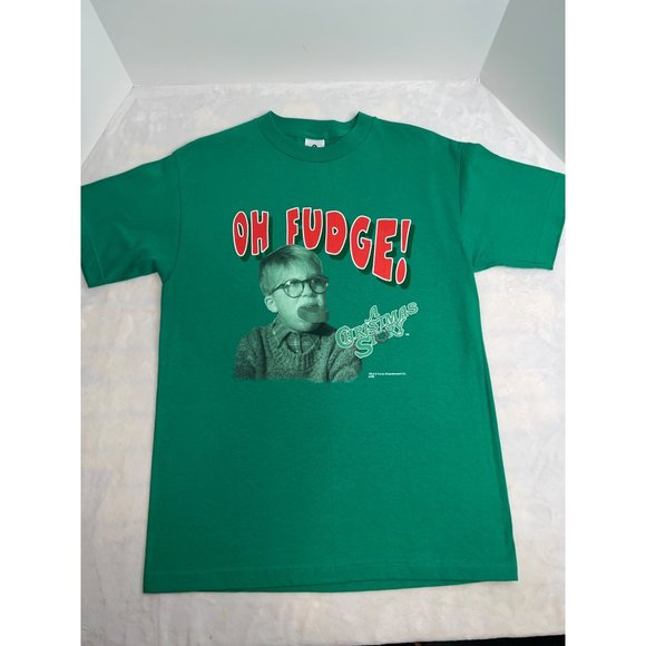 New Men's Oh Fudge A Christmas Story Tee Size Medium - Picture 1 of 5